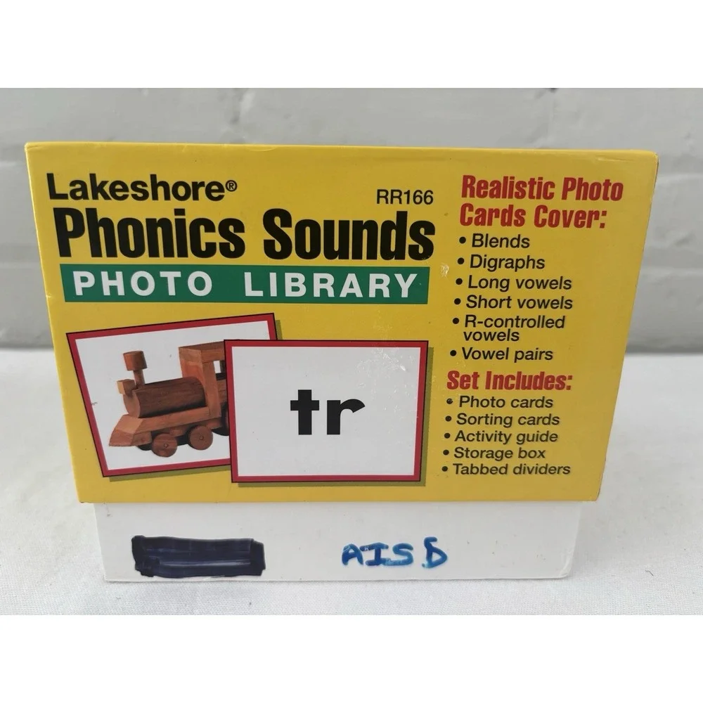 Lakeshore Phonics Sounds Photo Library 280 Cards RR166 Rare HTF